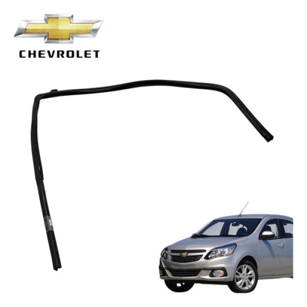 Borracha Canaleta Traseira Esquerda Chevrolet Agile Ltz 2012