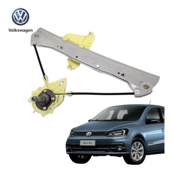Maquina Vidro Manual Traseiro Esquerdo Vw Gol 2017 A 2023
