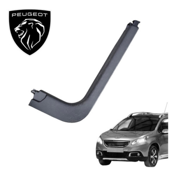 Soleira Porta Dianteira Esquerda Peugeot 2008 Allure 2016 Preto