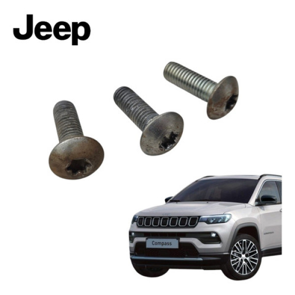 Parafusos Fixação Bomba Vácuo Jeep Compass 1.3 2020 A 2023 Cinza