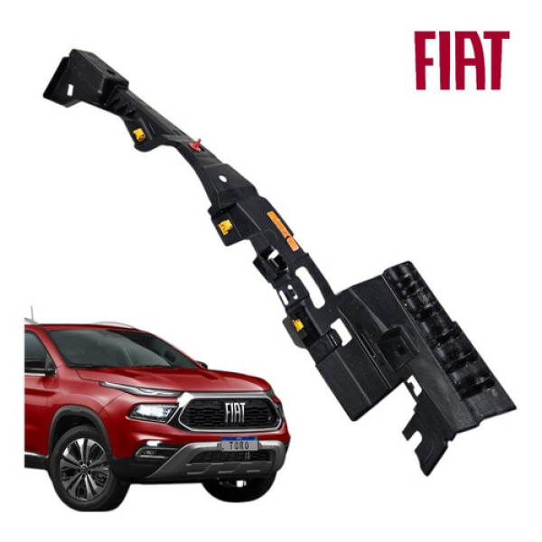 Suporte Soleira Traseira Esquerda Fiat Toro 2021 A 2023 Orig Preto