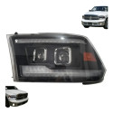 Farol Globo Duplo Esquerdo Dodge Ram 2500 2015 A 2018 Esquerdo/motorista
