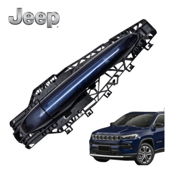 Maçaneta Externa Traseira Direita Jeep Compass Limited 2022 Azul Traseira