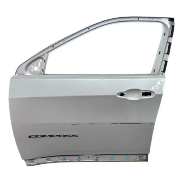 Porta Dianteira Direita Jeep Compass 2016 A 2025 Original Dianteira Esquerda Prateado