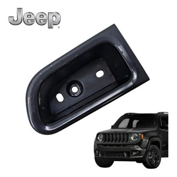 Puxador Porta Dianteira Direita Jeep Renegade T270 2018 Orig Preto Dianteira