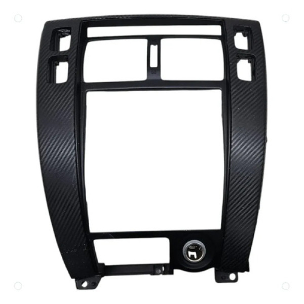 Moldura Central Painel Hyundai Tucson 2005 A 2017 Preto
