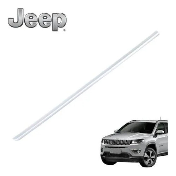 Friso Porta Dianteira Esquerda Jeep Compass 2.0 2016 A 2021 Branco