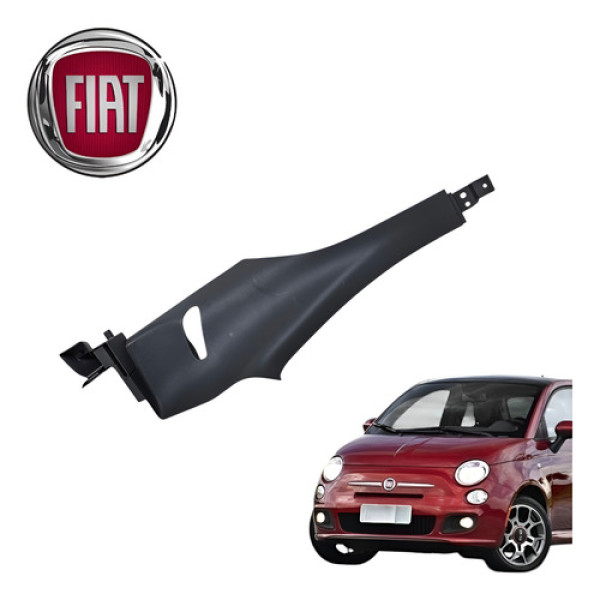 Moldura Coluna Traseira Esquerda Fiat 500 1.4 Sport Air 2012