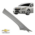 Acabamento Coluna Parabrisa Esquerda Com Tweeter Cruze 2013  Cinza
