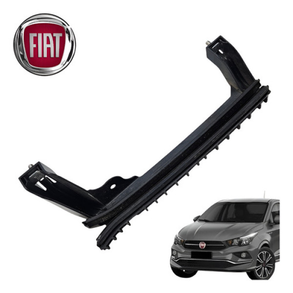 Canaleta Guia Vidro Dianteiro Direito Fiat Cronos Drive 2020 Preto