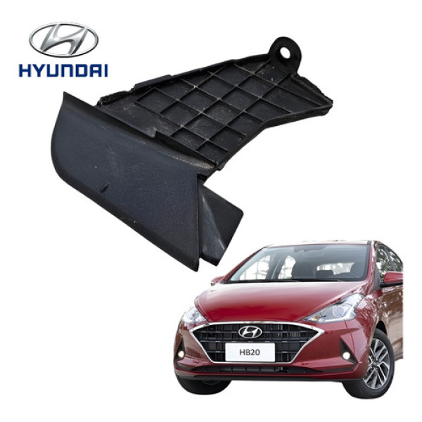 Acabamento Churrasqueira Direito Hyundai Hb20 2020 A 2022 Preto