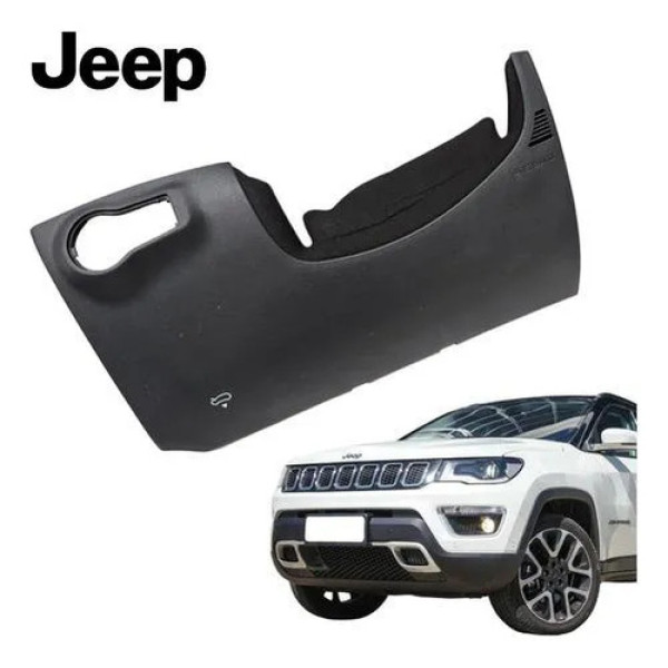 Acabamento Painel Inferior Jeep Compass 2016 A 2021 Original Preto