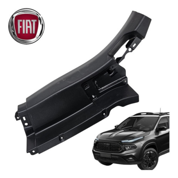 Soleira Traseira Esquerda Fiat Toro 4x4 Ranch 2021 A 2025 Preto