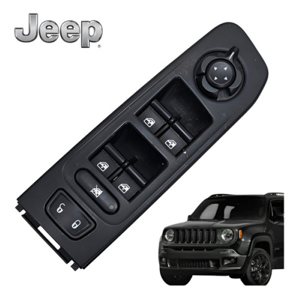 Botão Comando Vidro Elétrico Jeep Renegade 2016 A 2018