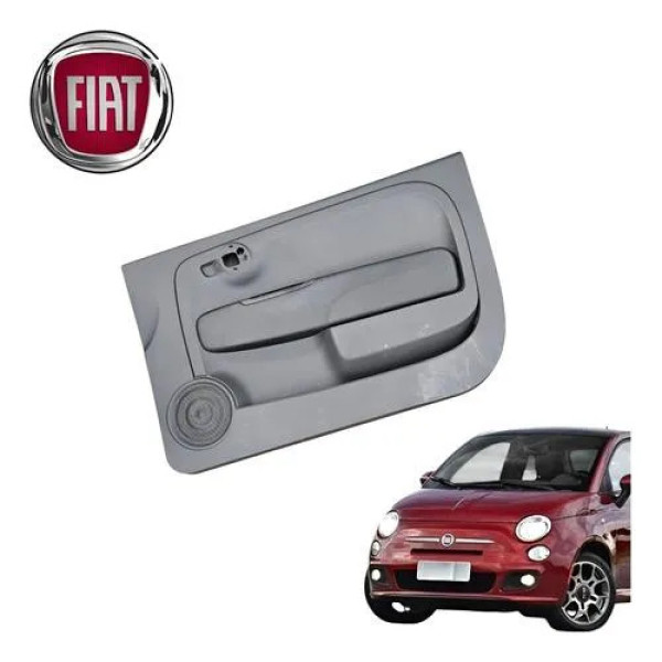Forro Porta Dianteira Direita Fiat 500 Sport Air 2012 A 2015 Preto