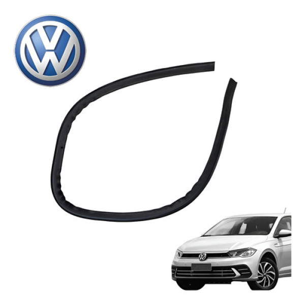 Borracha Vedação Vw Polo 1.0 Track 2022 A 2025 Original Preto