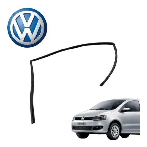 Borracha Canaleta Esquerda Dianteira Vw Fox 2010 2014