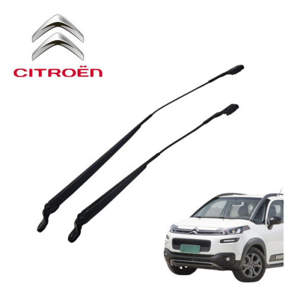 Par Limpador Parabrisa Citroën Aircross 1.6 Glx 2011 A 2015 Preto