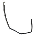 Borracha Com Guia De Vidro Dianteiro Direito S10 Blazer Preto