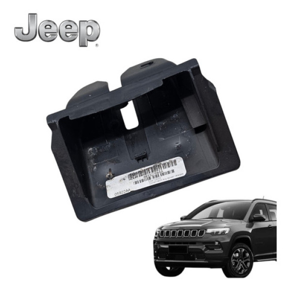 Acabamento Fechadura Tampa Traseira Jeep Compass T270 2022 Preto