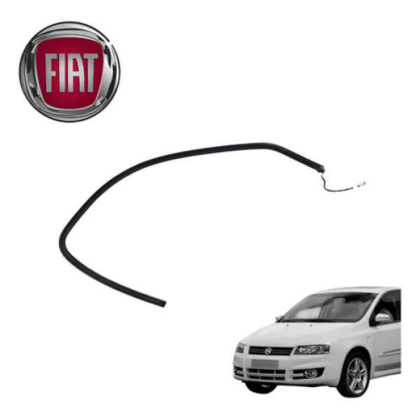 Borracha Canaleta Interna Dianteira Direita Fiat Stilo 2005 Preto