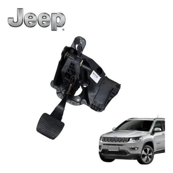 Pedal Freio Jeep Compass Automatico 2016 A 2021 Preto