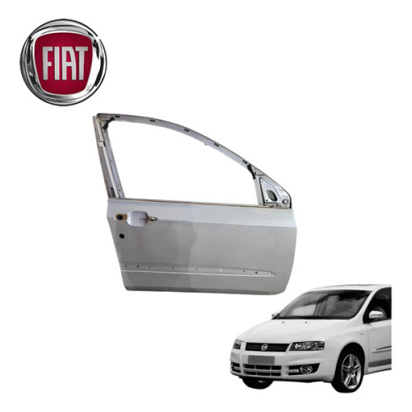 Porta Dianteira Direita Fiat Stilo 1.8 Connect 2005 Original Dianteira Direita Cinza