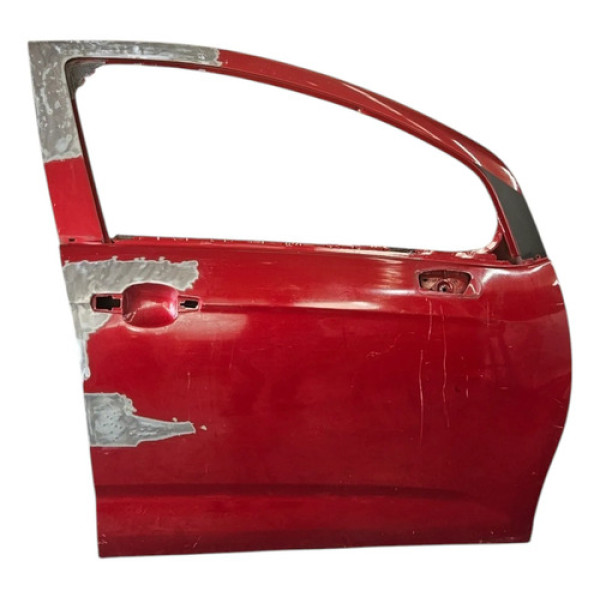 Porta Dianteira Direita Citroën C3 2013 A 2019 Dianteira Direita Vermelho