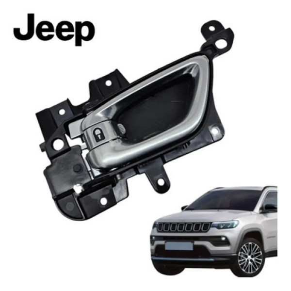 Maçaneta Interna Traseira Esquerda Jeep Compass 2022 A 2025