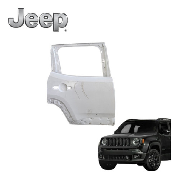 Porta Traseira Direita Jeep Renegade 1.8 Flex 2016 A 2020 Traseira Direita Branco