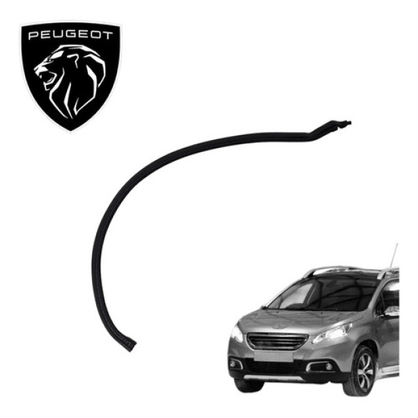 Borracha Porta Traseira Direita Peugeot 2008 1.6 Allure 2016 Preto