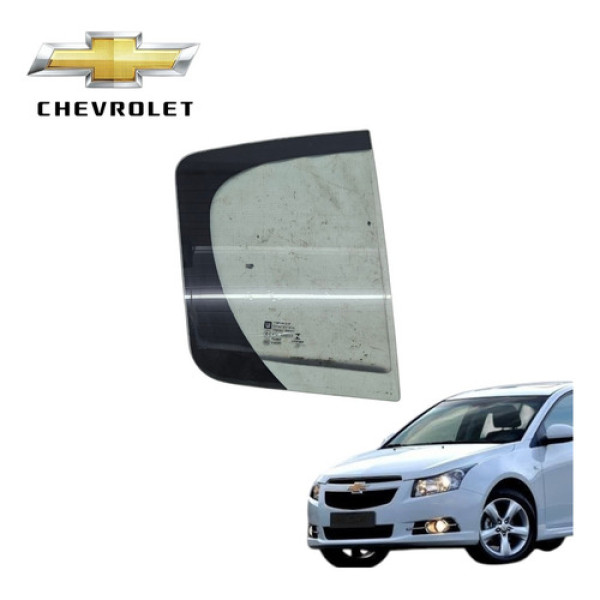 Vidro Vigia Traseira Esquerda Chevrolet Cruze Lt 2013 A 2015