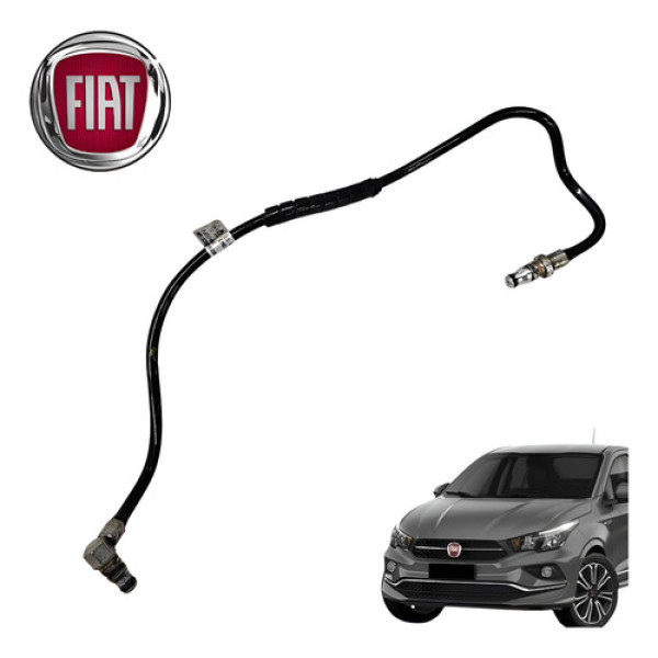 Tubo Cilindro Pedal Embreagem Fiat Cronos 1.3 Drive 2020 Ori Preto