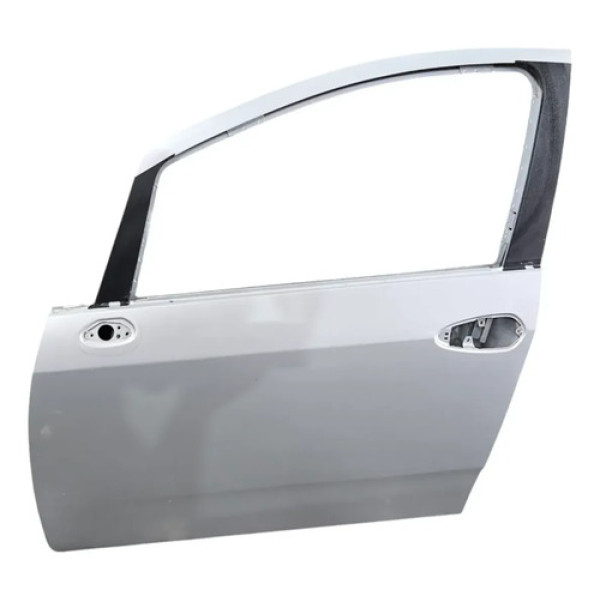 Porta Dianteira Esquerda Fiat Punto 2008 A 2017 Prata Dianteira Esquerda