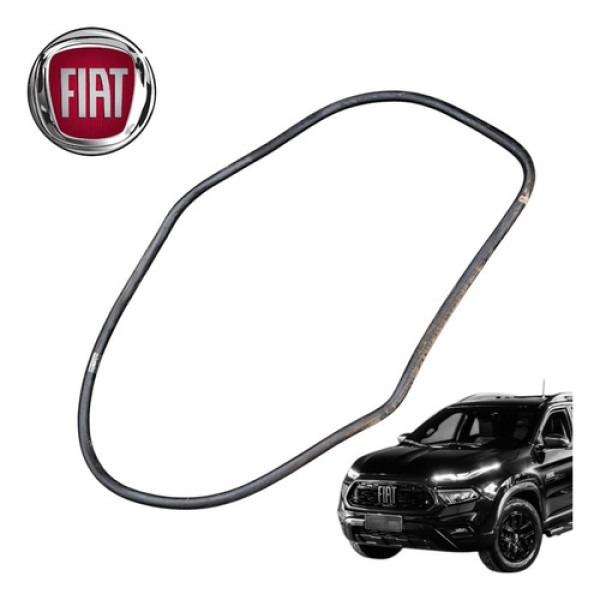 Borracha Carroceria Porta Dianteira Esquerda Fiat Toro 2022 Preto