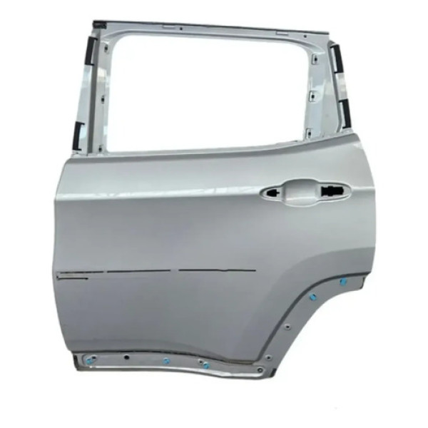Porta Traseira Esquerda Jeep Compass 2016 A 2026 Original Traseira Esquerda Prateado