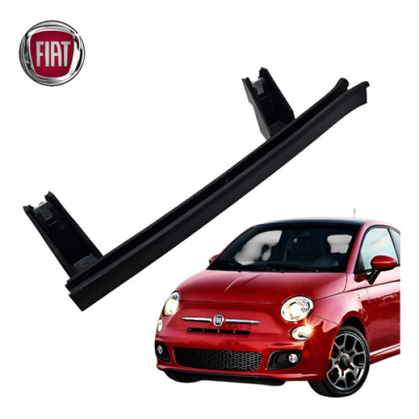 Guia Vidro Porta Esquerda Fiat 500 2012 A 2015 Original Preto