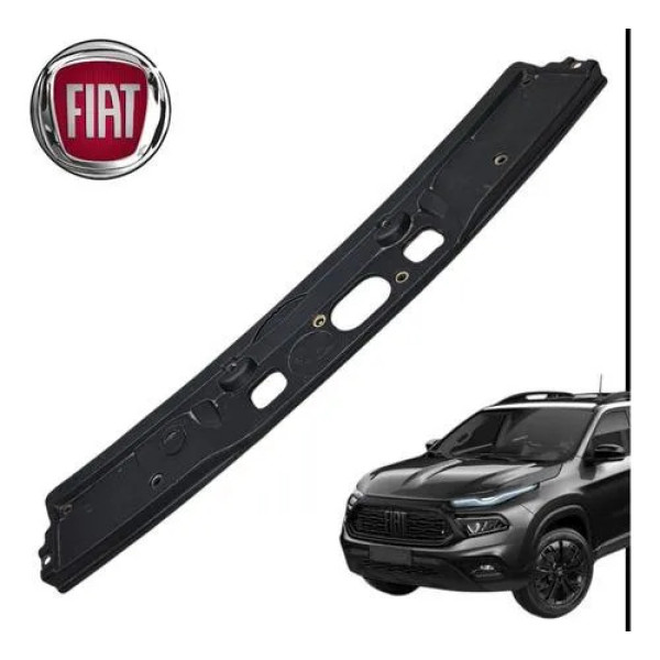 Moldura Caçamba Tampa Traseira Fiat Toro 4x4 Ranch 2022 Preto
