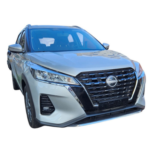 Kit Peças Frente Capo Parachoque Farol Nissan Kicks 2023 24 Prata