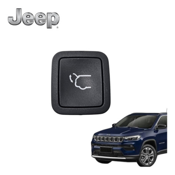 Botão Abertura Tampa Traseira Jeep Compass T350 Limited 2022 Preto
