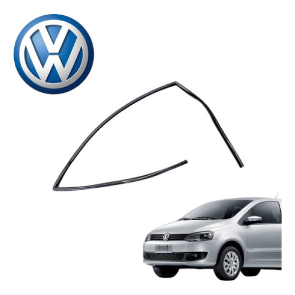 Borracha Canaleta Dianteira Direita Vw Fox Vht 2010 A 2014