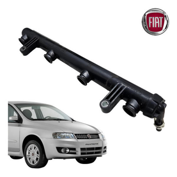 Flauta Bico Injetor Fiat Stilo Corsa Meriva 1.8 Gm Original
