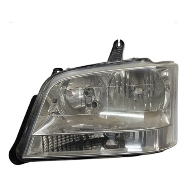 Farol Esquerdo S10 Blazer 2001 A 2011 Cromado Esquerdo/motorista
