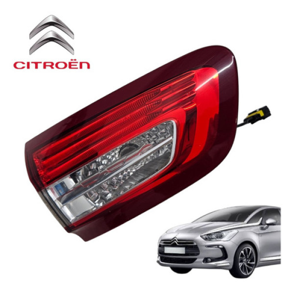 Lanterna Tampa Traseira Esquerda Citroën Ds5 1.6 Thp 2015 Esquerdo/motorista Vermelha