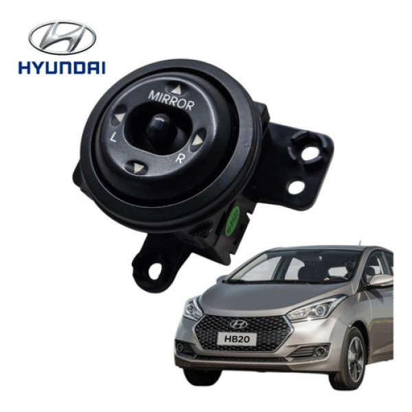 Botão Comando Retrovisor Elétrico Hyundai Hb20 2013 A 2019