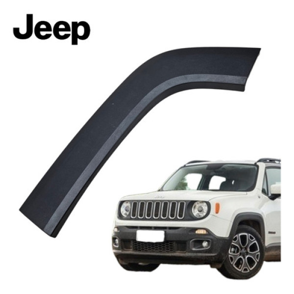 Friso Moldura Traseiro Esquerdo Jeep Renegade 2016 A 2021 Preto