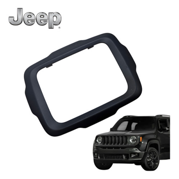 Moldura Central Multimídia Jeep Renegade 1.8 Longitude 2016 Preto