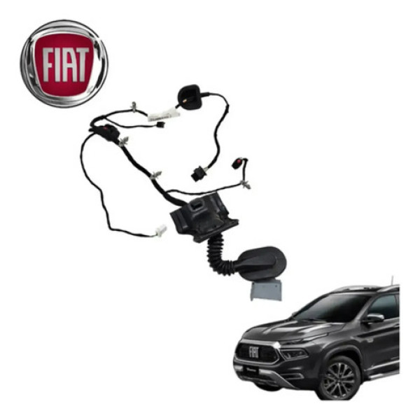 Chicote Porta Dianteira Direita Fiat Toro Ranch 2019 A 2025