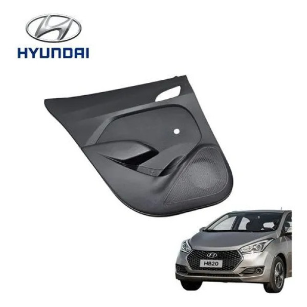 Forro Porta Traseira Esquerda Hb20 Hatch 2013 A 2019