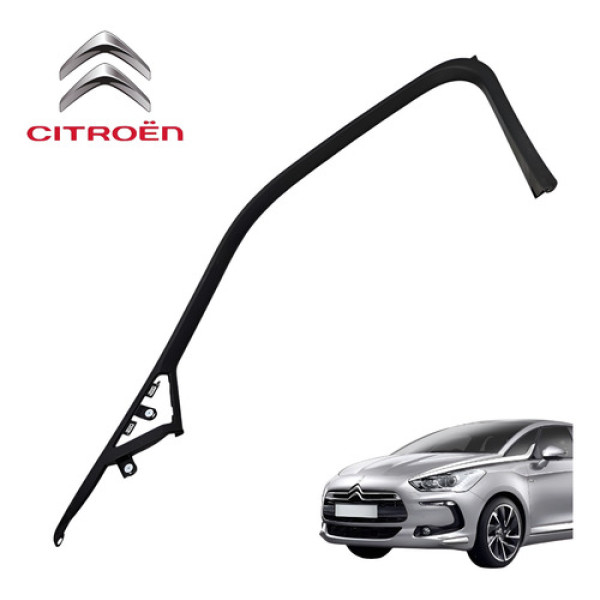 Friso Interno Porta Dianteira Esquerda Citroën Ds5 Thp 2015 Preto
